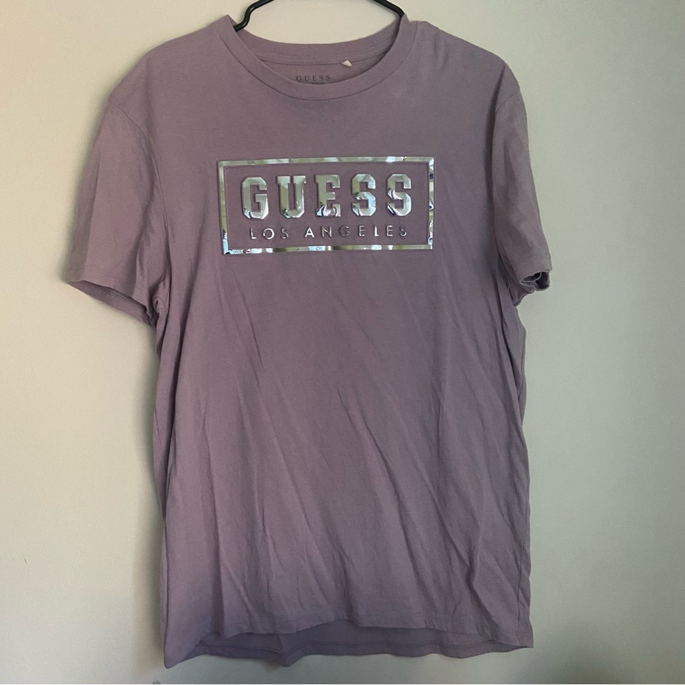Guess Large Mirror Logo Tee